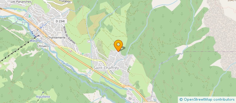 localisation de l'entreprise ERISVA  SAINT-CHAFFREY
