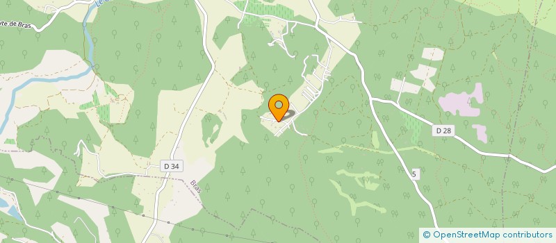 localisation de l'entreprise ERIT SAS  BRAS
