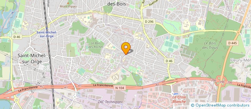 localisation de l'entreprise ERITA PLOMBERIE SERVICES à SAINT-MICHEL-SUR-ORGE