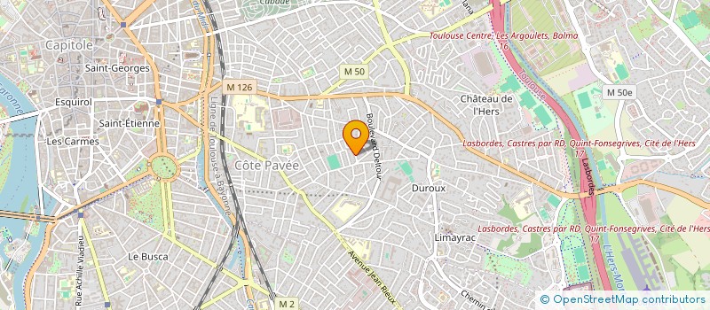 localisation de l'entreprise ERITHACUS AND CO à TOULOUSE