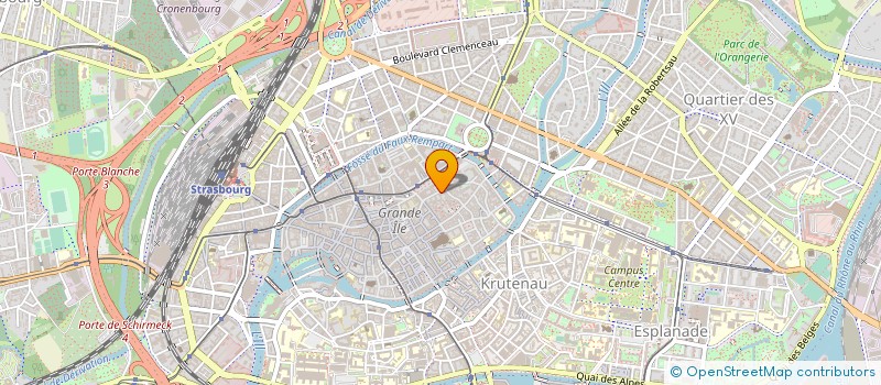 localisation de l'entreprise ERITHAJ à STRASBOURG