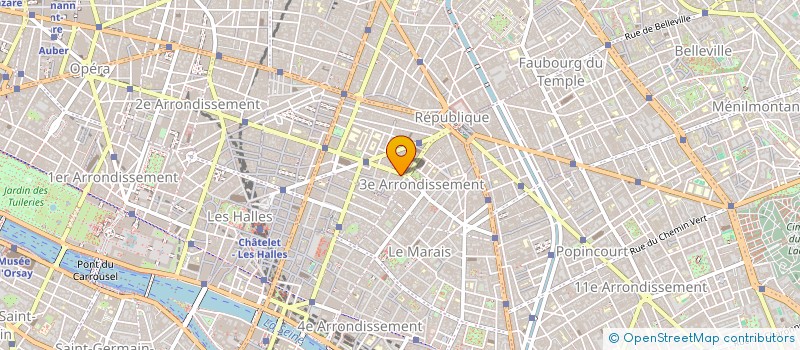 localisation de l'entreprise ERITIME  PARIS