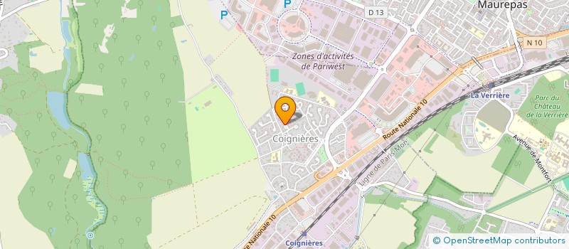 localisation de l'entreprise ERITZ CONSEIL  COIGNIERES