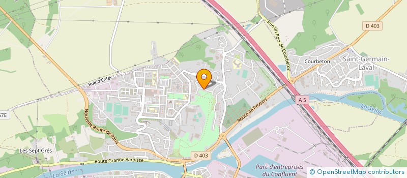 localisation de l'entreprise ERIVA à MONTEREAU-FAULT-YONNE