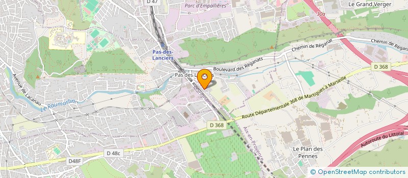 localisation de l'entreprise ERIVAL  SAINT-VICTORET