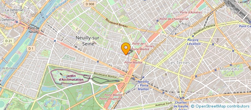 localisation de l'entreprise ERIVATHOBAVA à NEUILLY-SUR-SEINE