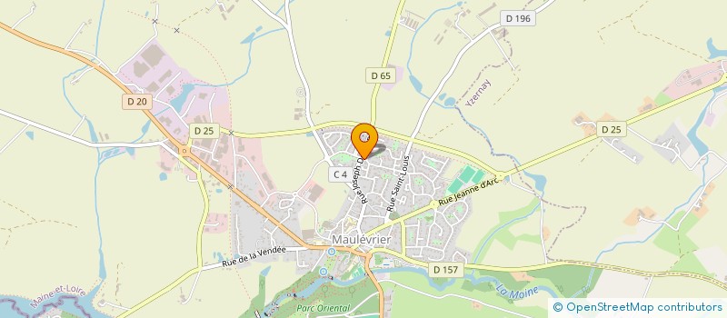 localisation de l'entreprise ERIZO  MAULEVRIER