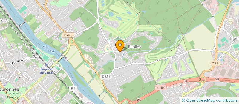 localisation de l'entreprise ERJ à ETIOLLES