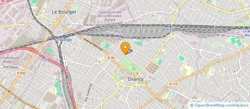 localisation de l'entreprise ERJ CONSEIL à DRANCY