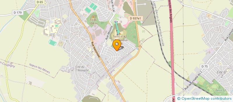 localisation de l'entreprise ERJC  NUX-LES-MINES