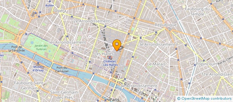 localisation de l'entreprise ERJI CONSULTANTS à PARIS