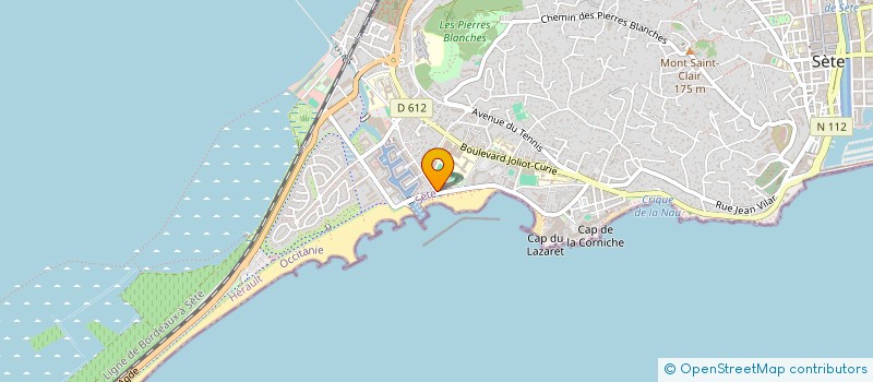 localisation de l'entreprise ERJO  SETE