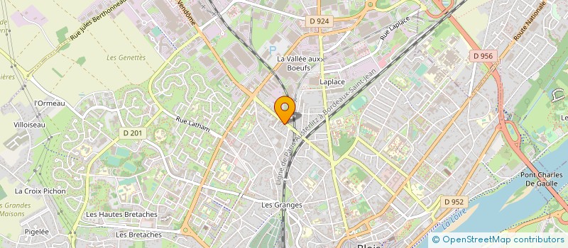 localisation de l'entreprise ERKA  BLOIS