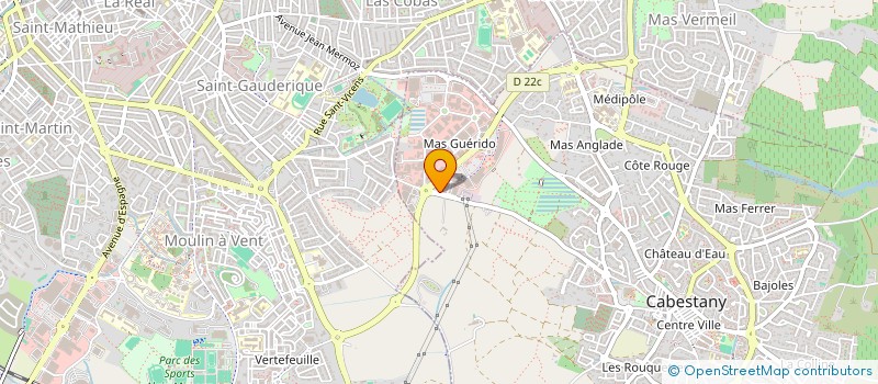 localisation de l'entreprise ERKAN BATIMENT SUD EST à CABESTANY