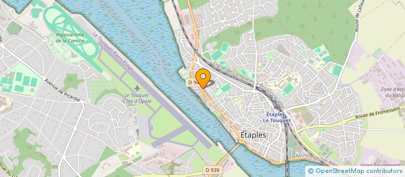 localisation de l'entreprise ERKAR  ETAPLES