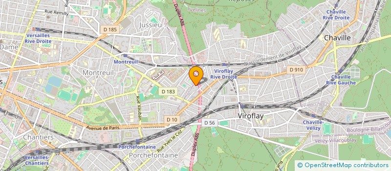 localisation de l'entreprise ERKINA CONSULTING à VERSAILLES