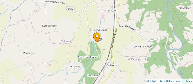 localisation de l'entreprise ERL  GRAND-FOUGERAY