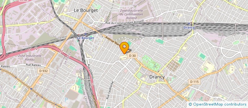 localisation de l'entreprise ERL MANSORY à DRANCY