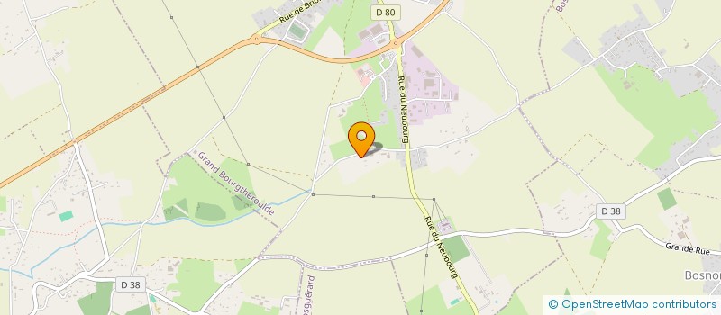 localisation de l'entreprise ERL VINCENT HUE  GRAND BOURGTHEROULDE