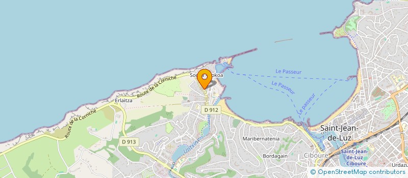 localisation de l'entreprise ERLAITZA  CIBOURE