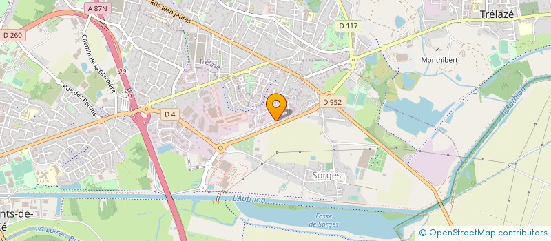 localisation de l'entreprise ERLAM  ECOUFLANT