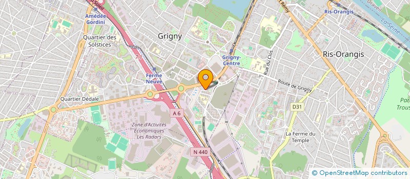 localisation de l'entreprise ERLAR BS CONSULTING  GRIGNY