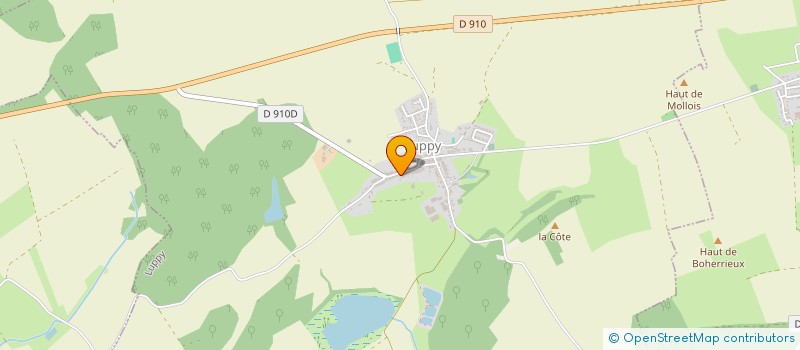 localisation de l'entreprise ERLD  CHANVILLE