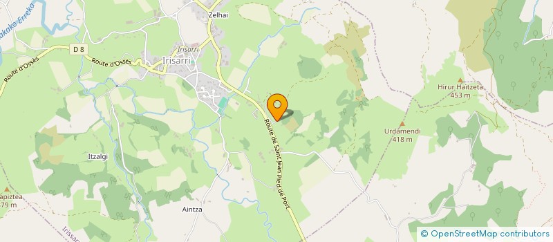 localisation de l'entreprise ERLEA  IRISSARRY