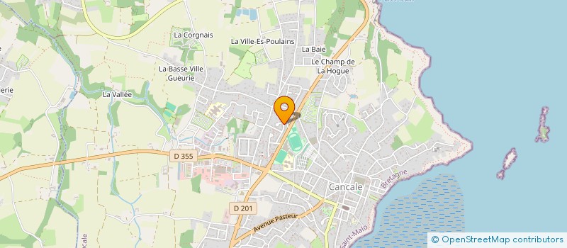 localisation de l'entreprise ERLI  CANCALE