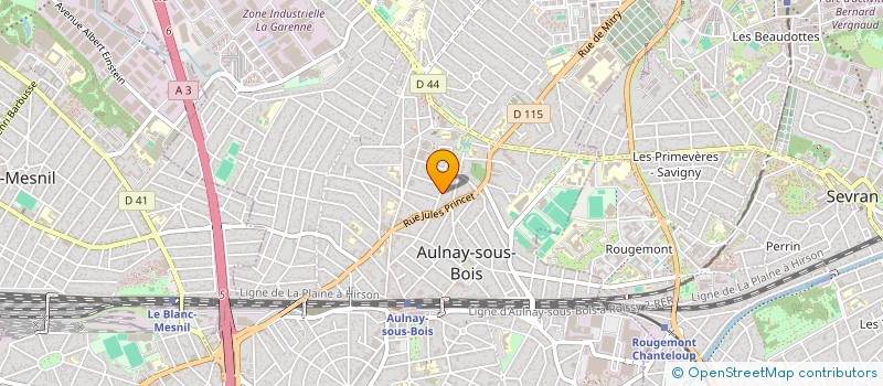 localisation de l'entreprise ERLIANE à AULNAY-SOUS-BOIS