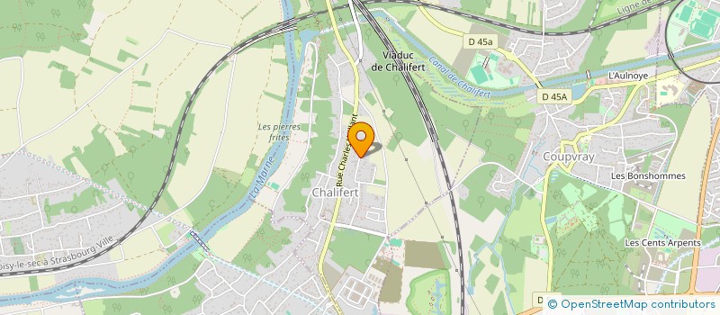 localisation de l'entreprise ERLISAM  CHALIFERT