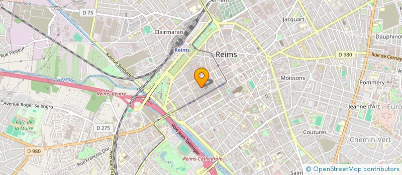 localisation de l'entreprise ERLONPREL  REIMS