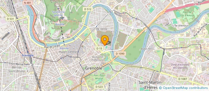 localisation de l'entreprise ERLOV  GRENOBLE