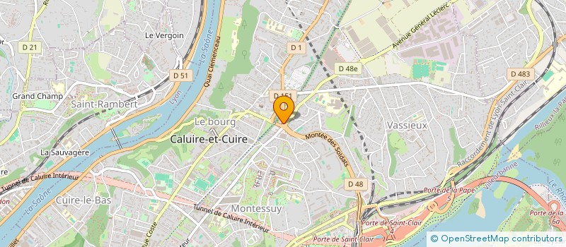 localisation de l'entreprise ERLY  CALUIRE-ET-CUIRE