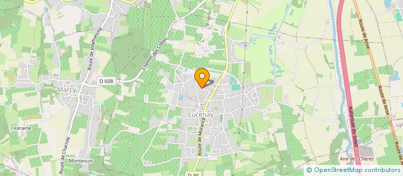 localisation de l'entreprise ERLYZ  LUCENAY