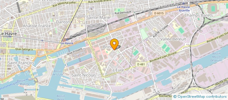 localisation de l'entreprise ERM à LE HAVRE