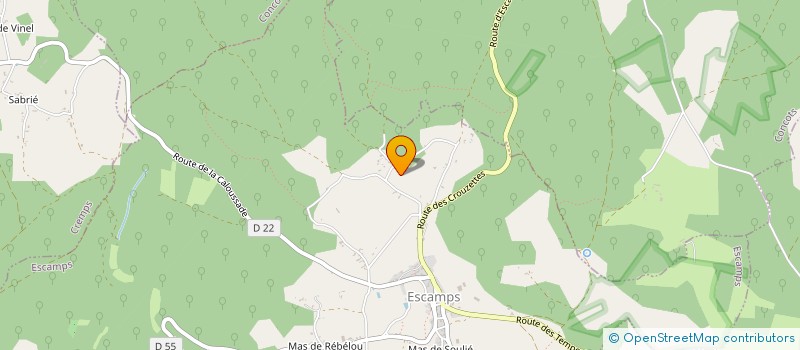 localisation de l'entreprise ERM IMMO46  ESCAMPS