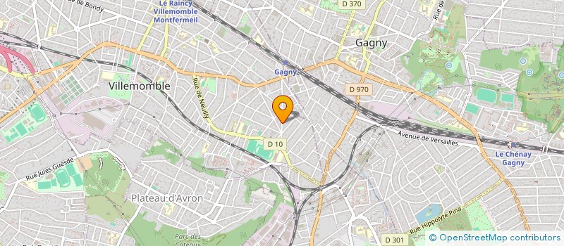 localisation de l'entreprise ERM - INGENERING  VILLEMOMBLE