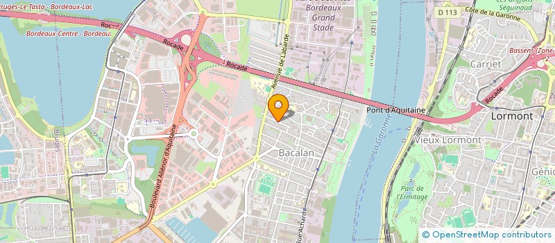 localisation de l'entreprise ERM INVEST  BORDEAUX