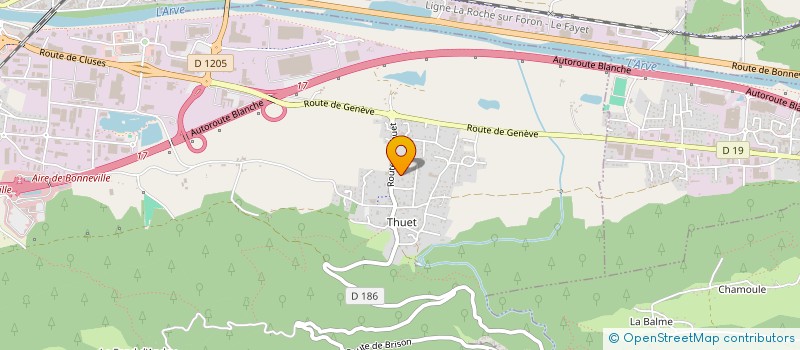 localisation de l'entreprise ERMA à AYSE