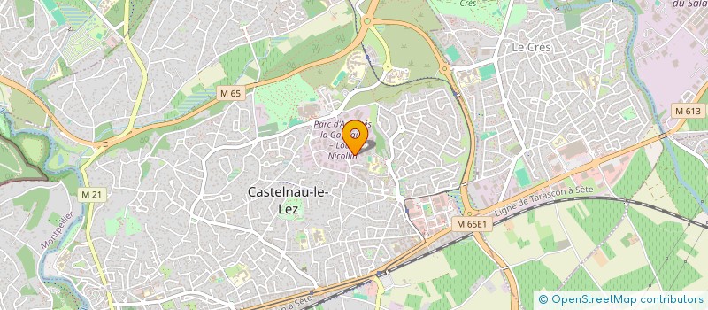 localisation de l'entreprise ERMA à CASTELNAU-LE-LEZ