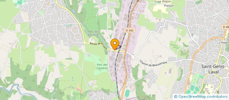 localisation de l'entreprise ERMA  CHAPONOST