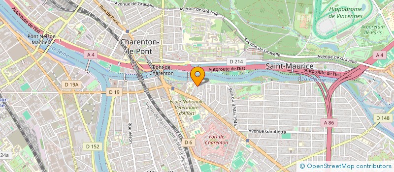 localisation de l'entreprise ERMABAR à MAISONS-ALFORT