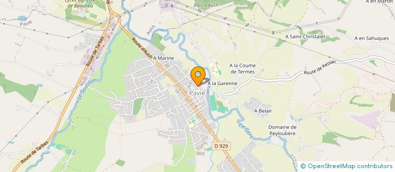 localisation de l'entreprise ERMAC  PESSAN