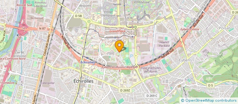 localisation de l'entreprise ERMACONNERIE-66  ECHIROLLES