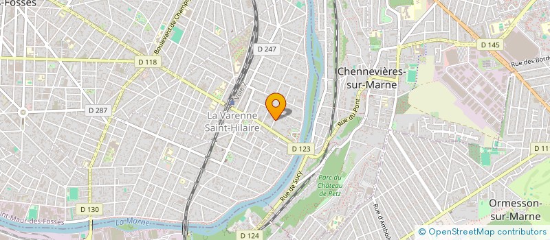 localisation de l'entreprise ERMAHMMAP à SAINT-MAUR-DES-FOSSES