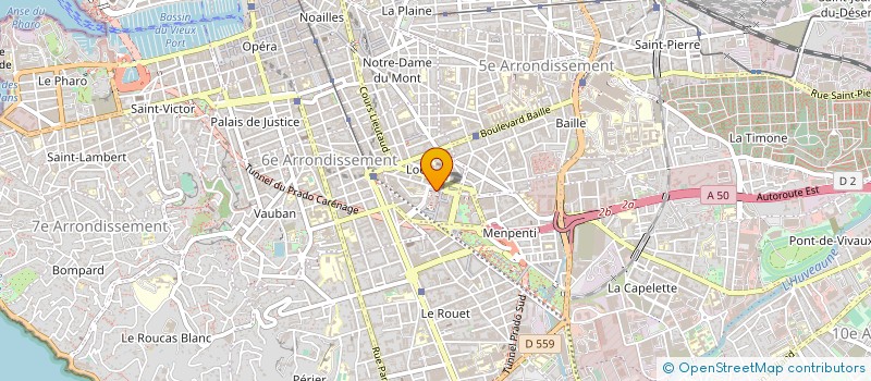 localisation de l'entreprise ERMALI à MARSEILLE