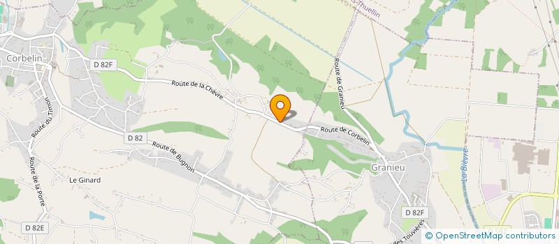 localisation de l'entreprise ERMALINA  CORBELIN