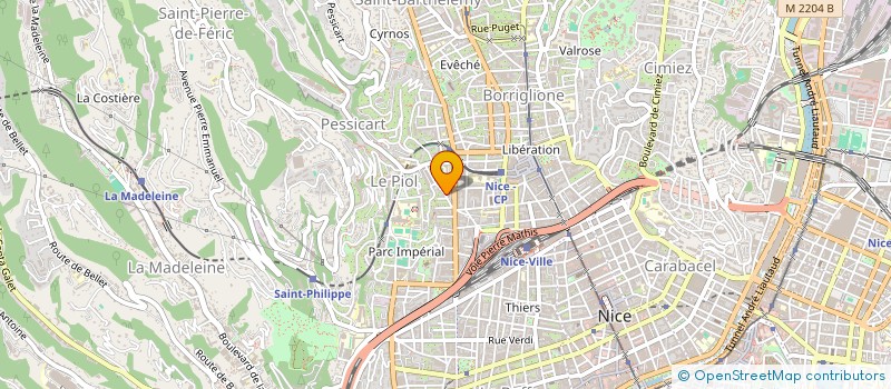 localisation de l'entreprise ERMAN à NICE