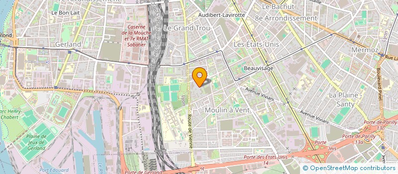 localisation de l'entreprise ERMAN  VENISSIEUX